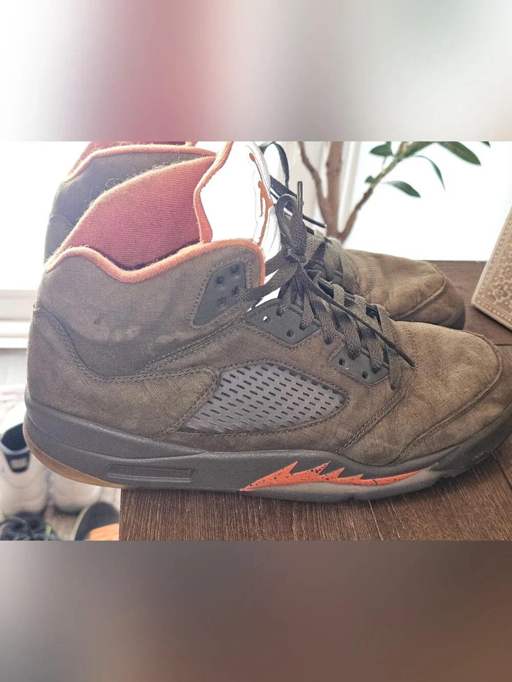 Mens Air Jordan 5 Retro 2024 Olive